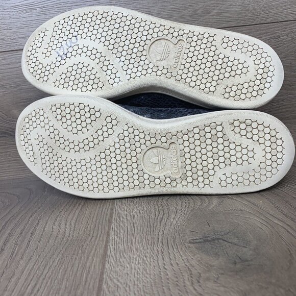 Adidas Stan Smith Womens Size 6.5 Original Black Reptile Snakeskin - Picture 6 of 10